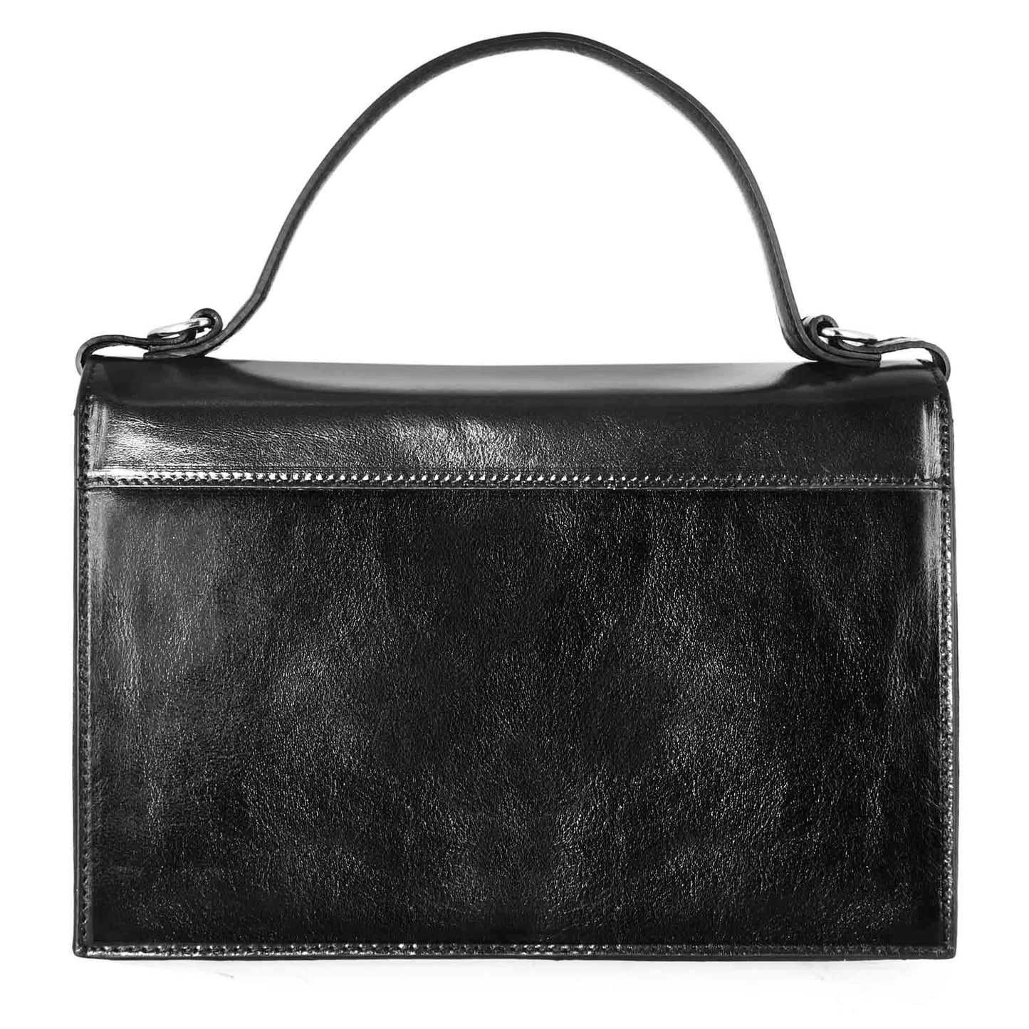 Borsa Contessina da donna classica in pelle liscia colore marrone
