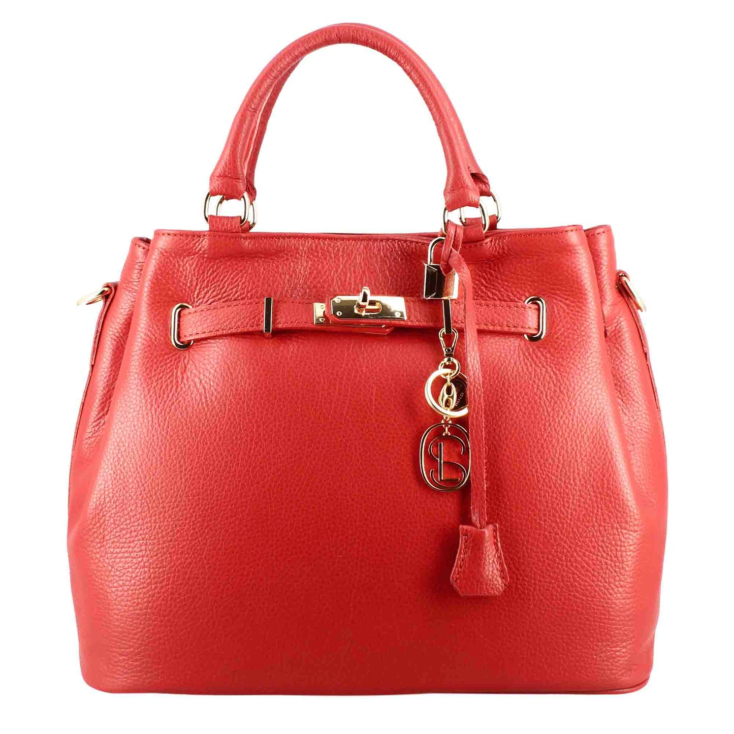 Borsa a mano Frida in pelle con tracolla rimovibile