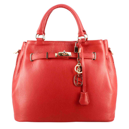 Borsa a mano Frida in pelle con tracolla rimovibile