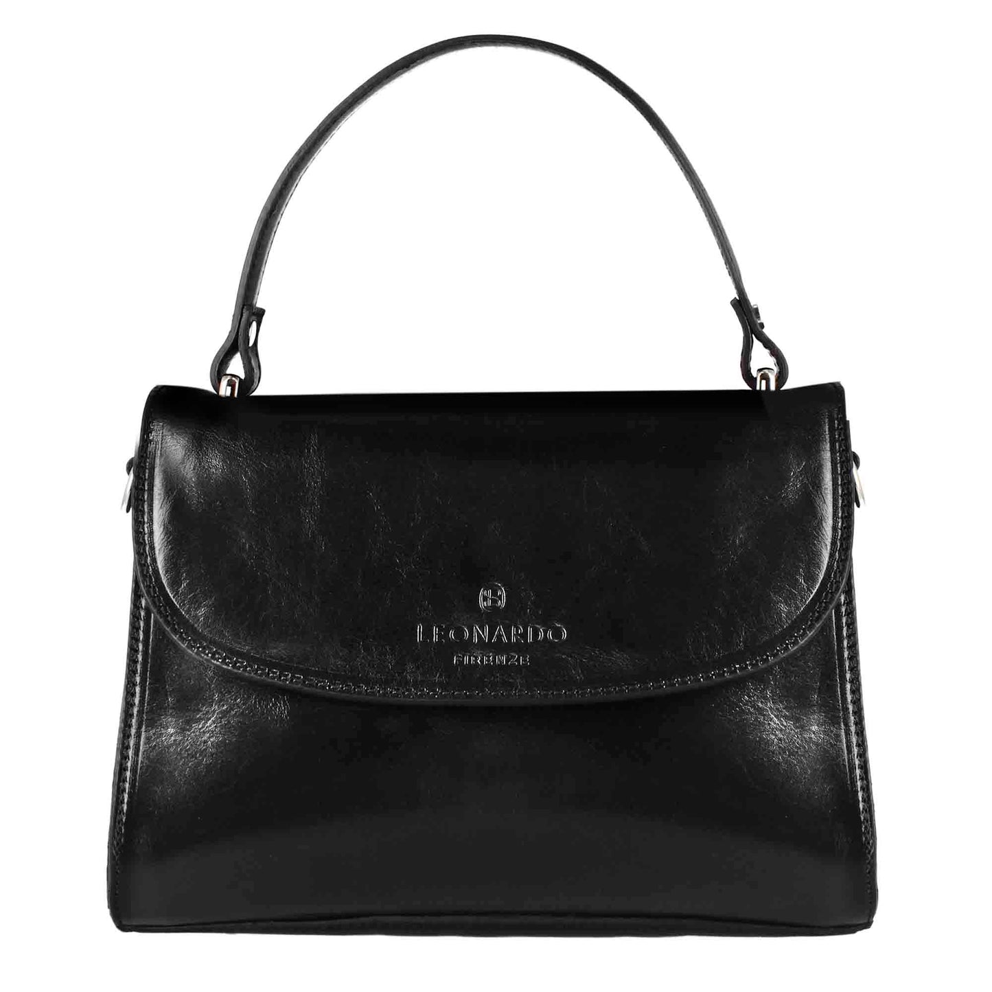 Borsa Lucrezia bauletto da donna classica in pelle liscia