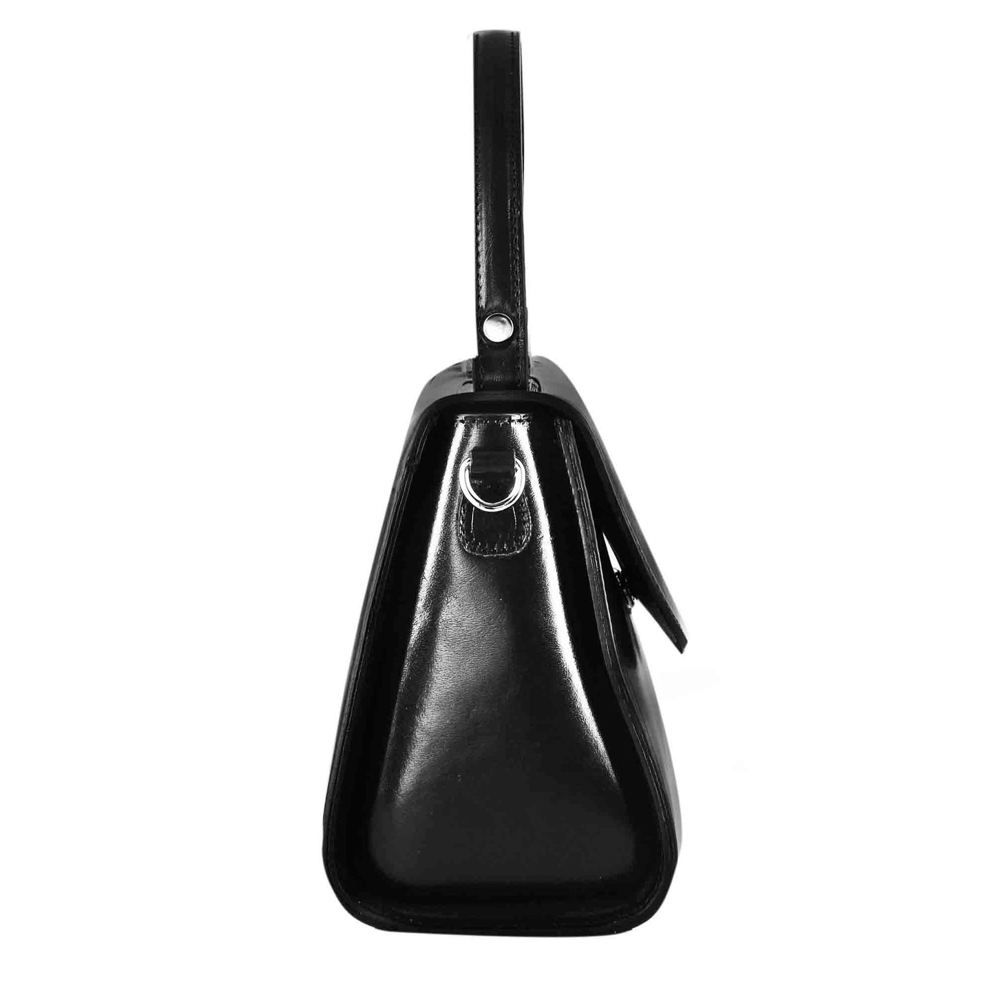 Borsa Lucrezia bauletto da donna classica in pelle liscia