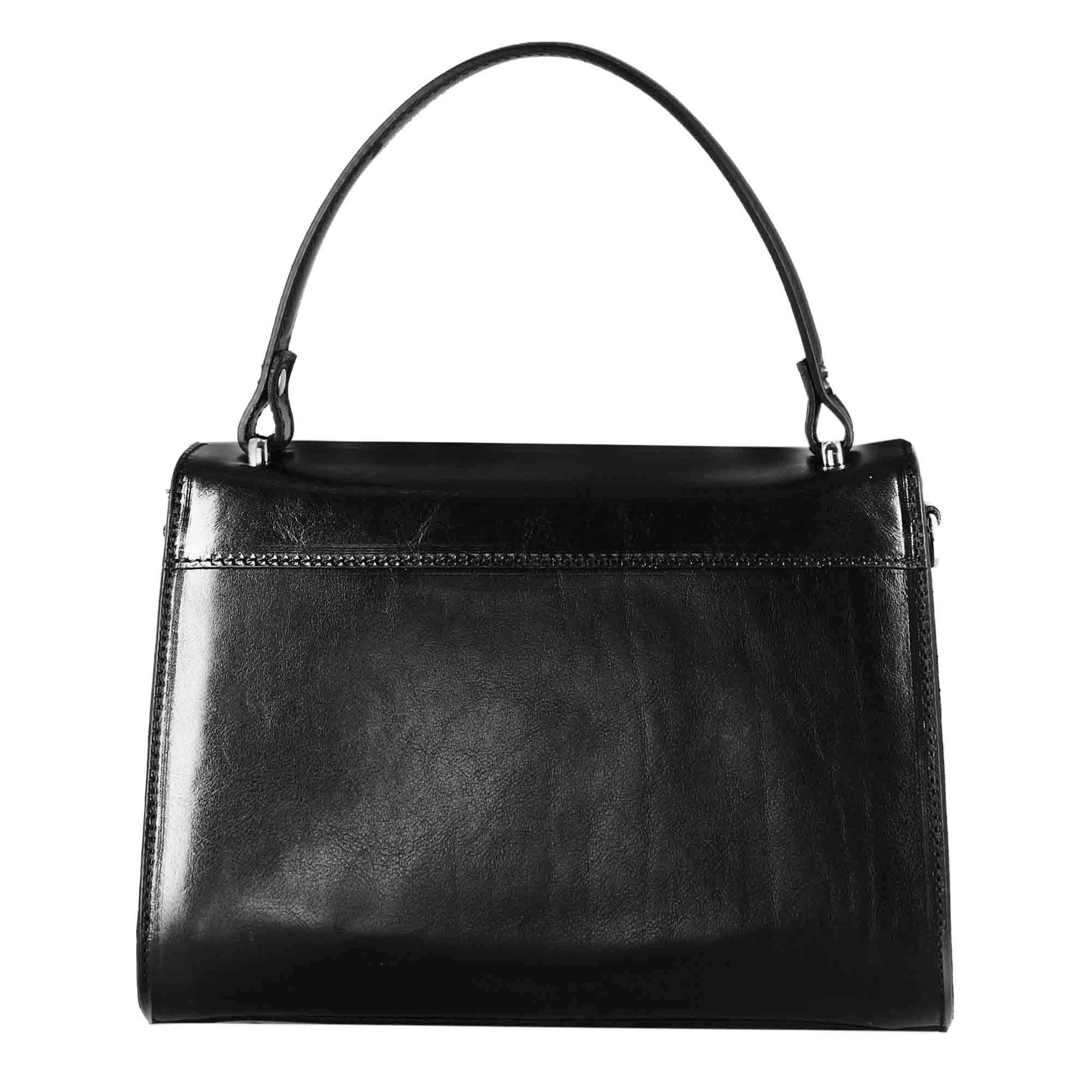 Borsa Lucrezia bauletto da donna classica in pelle liscia
