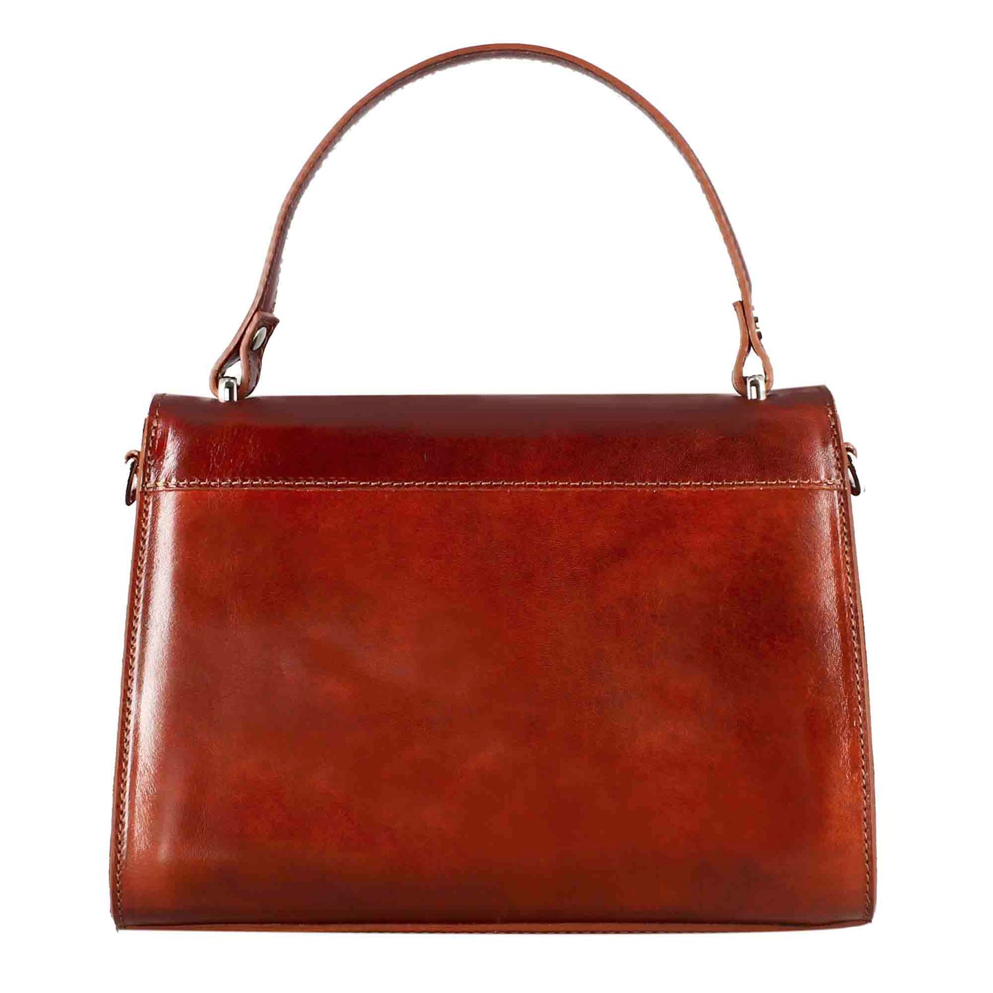 Borsa Lucrezia bauletto da donna classica in pelle liscia