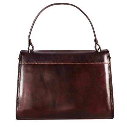 Borsa Lucrezia bauletto da donna classica in pelle liscia