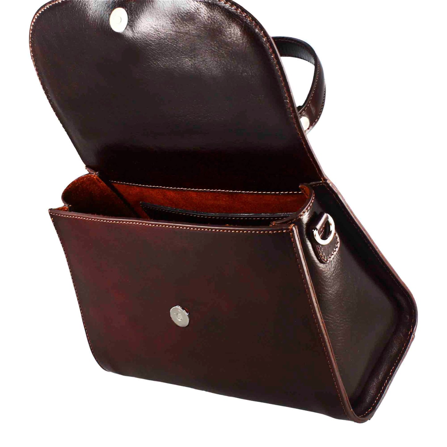 Borsa Lucrezia bauletto da donna classica in pelle liscia