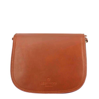 Borsa Essential da donna in pelle liscia colore marrone