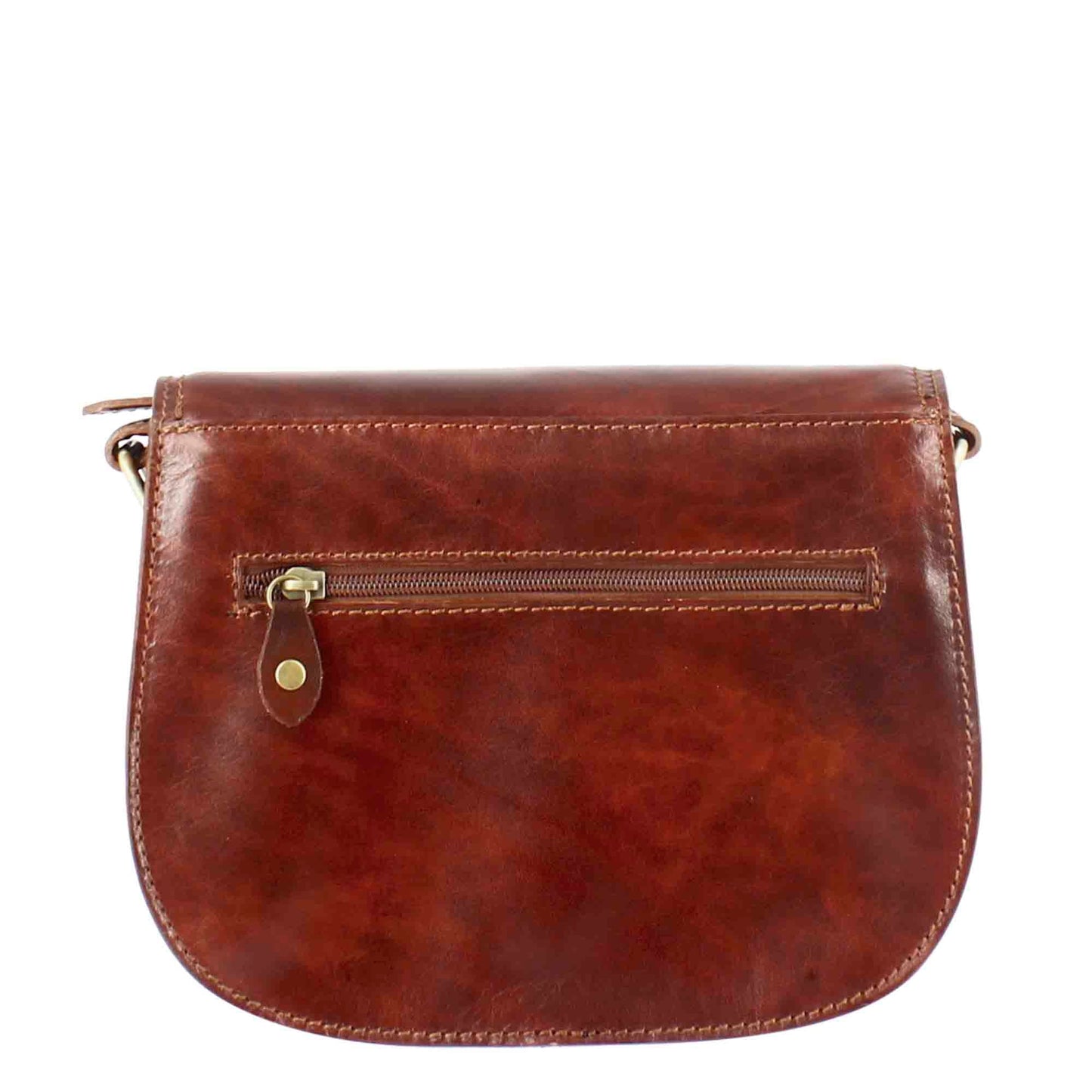 Borsa Essential da donna in pelle liscia colore marrone