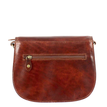 Borsa Essential da donna in pelle liscia colore marrone
