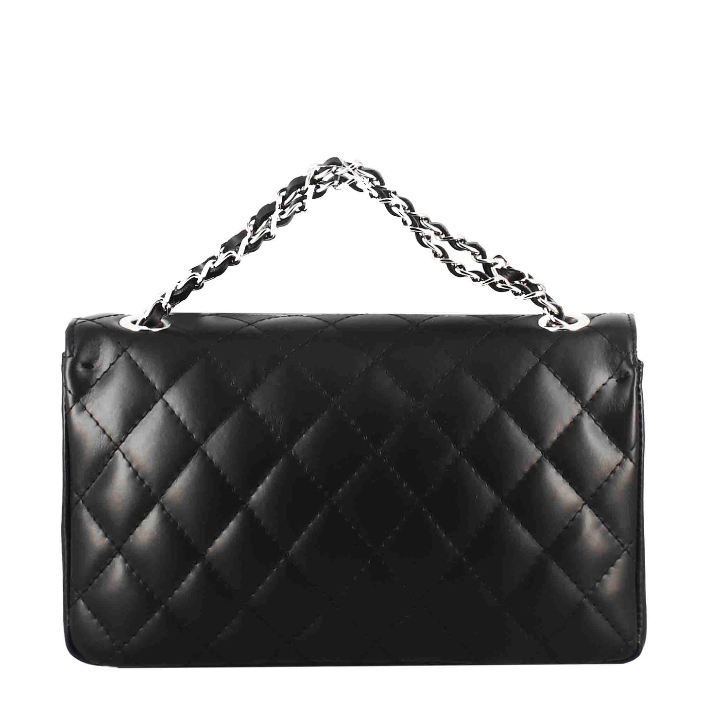 Medium Quilted Leather Vanity Shoulder Bag