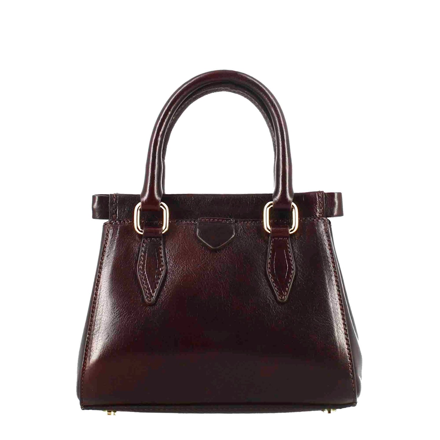 Fiorenza leather handbag with removable shoulder strap