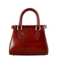 Fiorenza leather handbag with removable shoulder strap