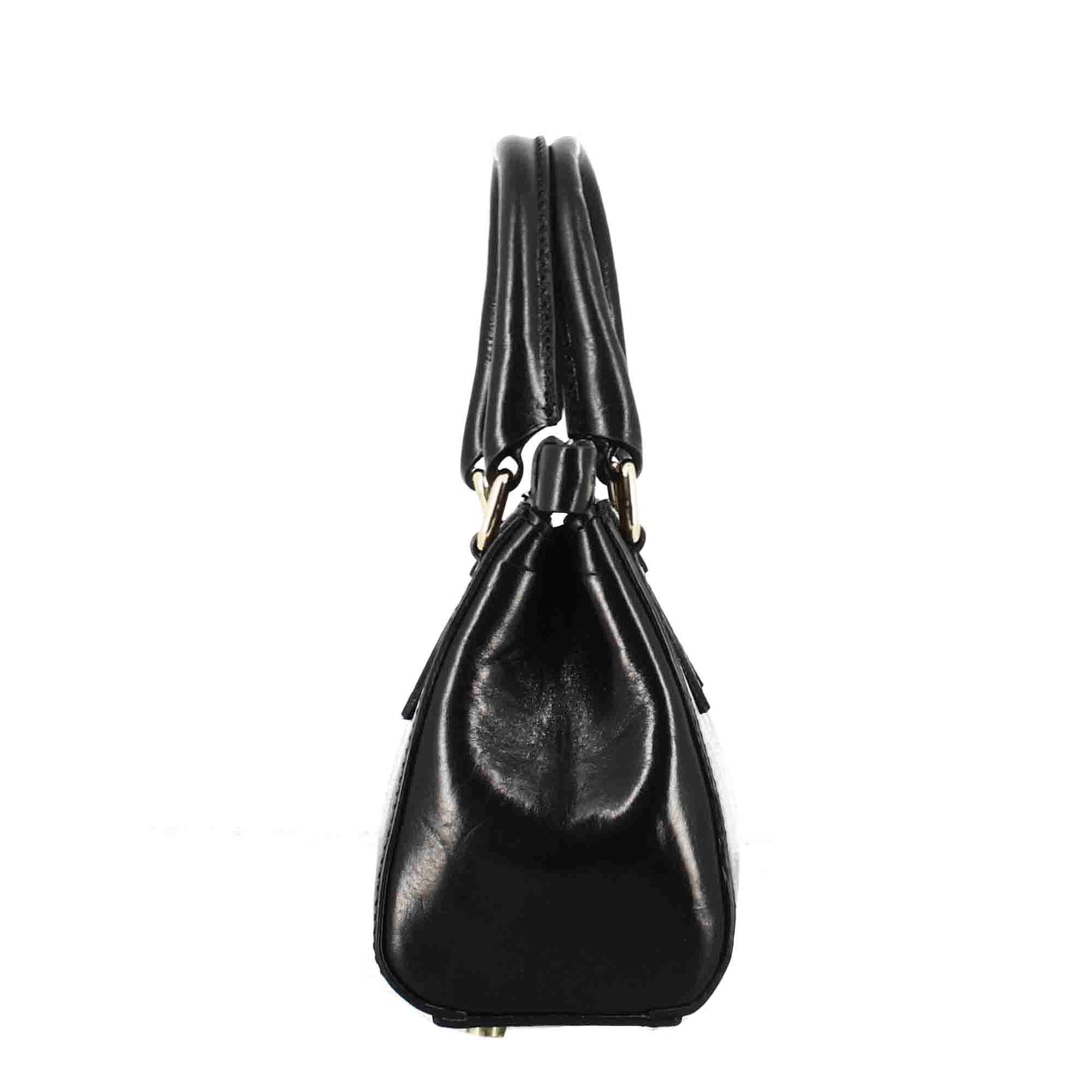 Fiorenza leather handbag with removable shoulder strap