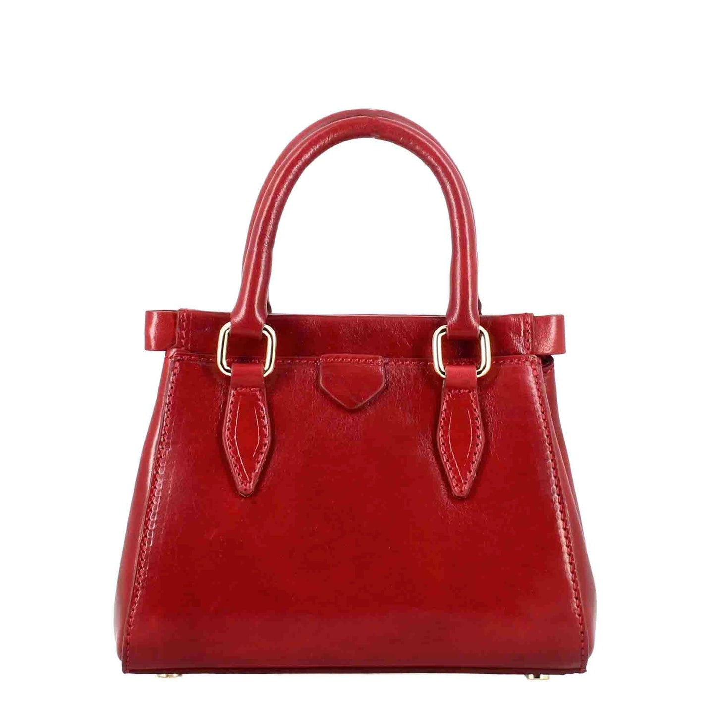 Fiorenza leather handbag with removable shoulder strap