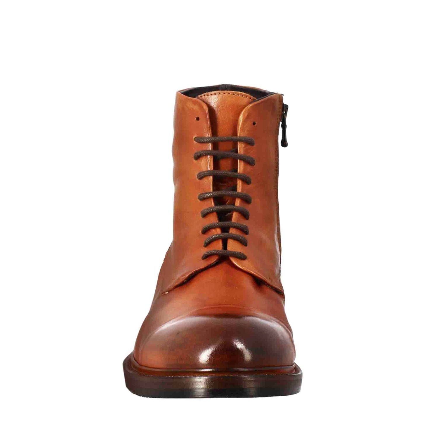 Men's high diver ankle boot in vintage effect leather