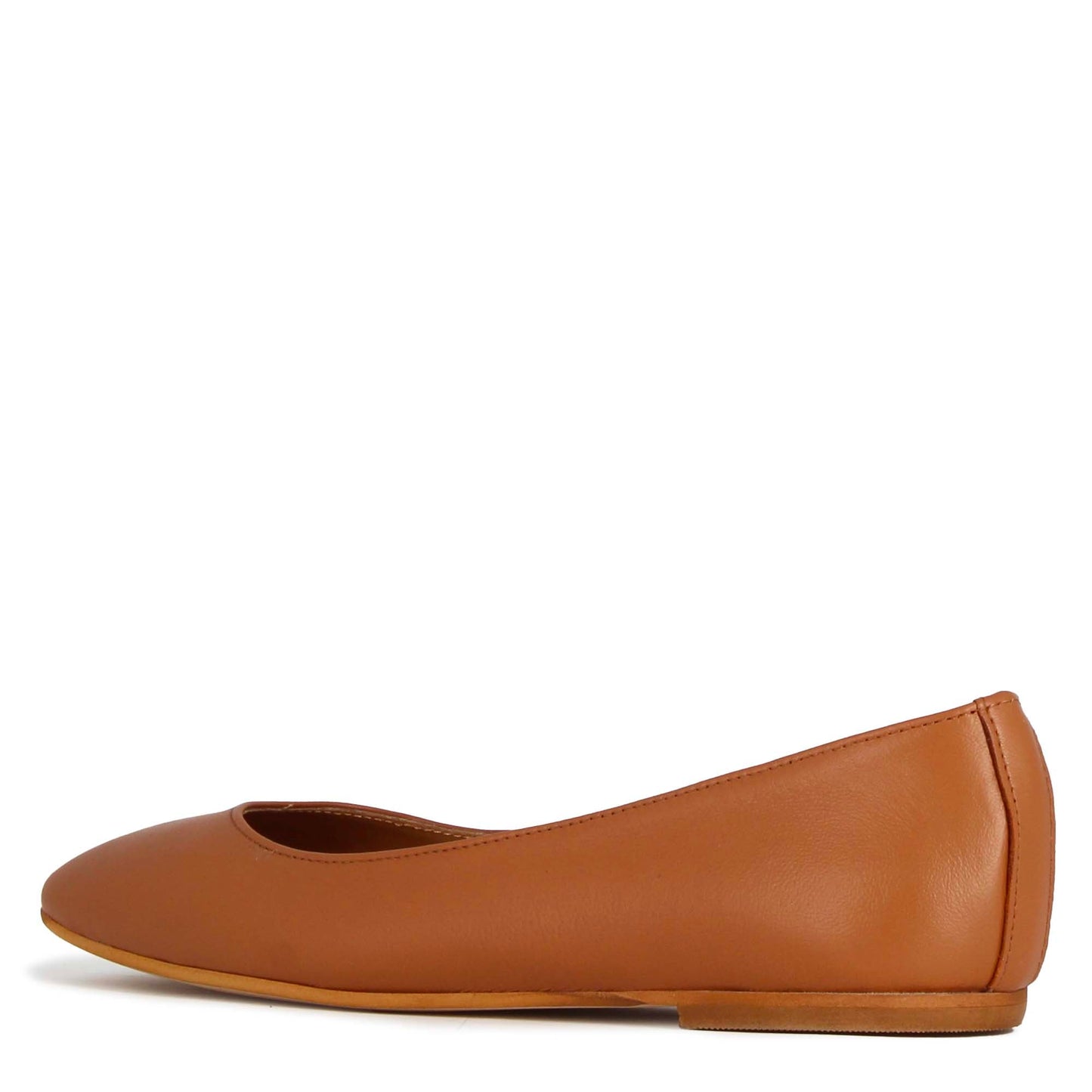 Ballerina casual da donna in pelle liscia fatta a mano