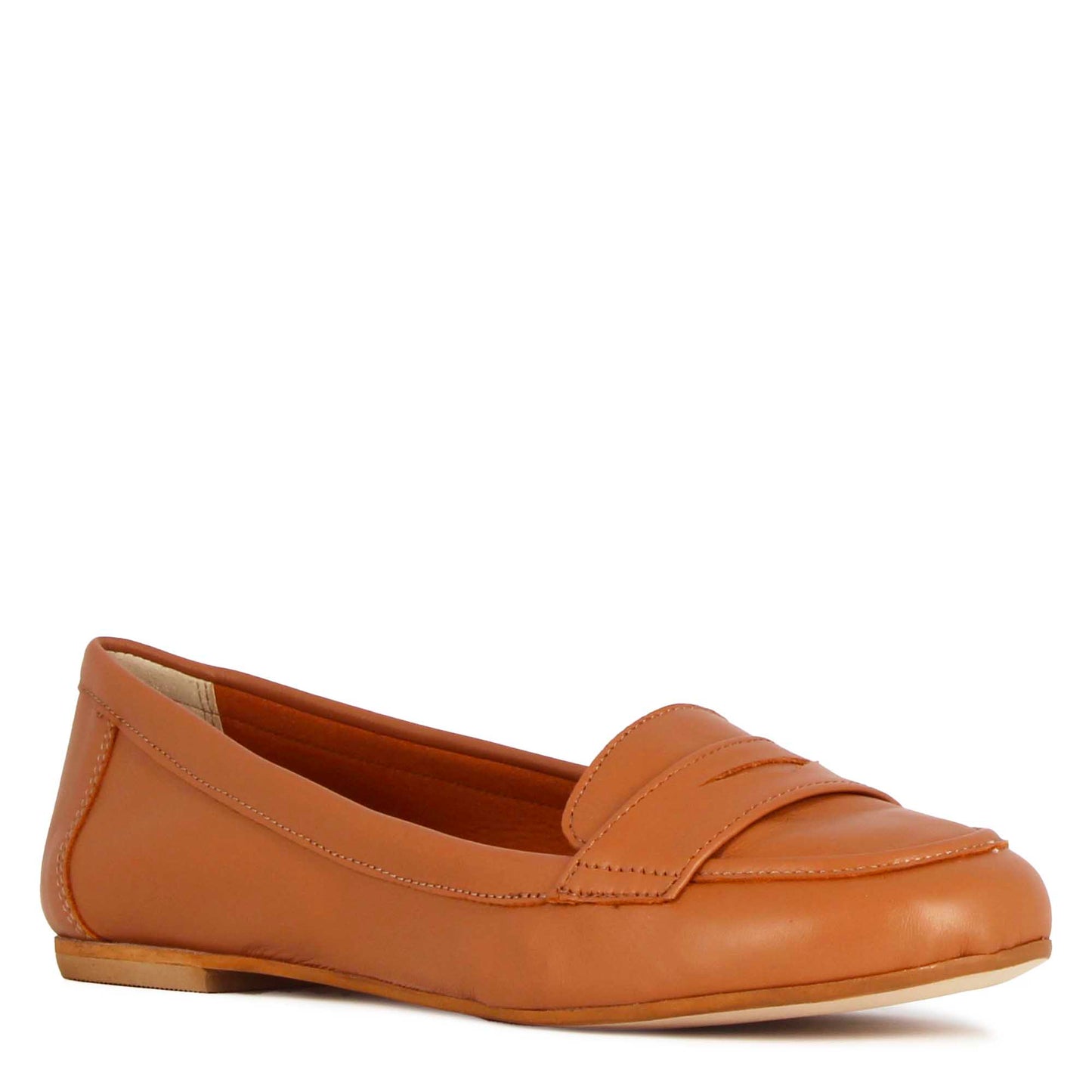 Ballerina college da donna in pelle liscia