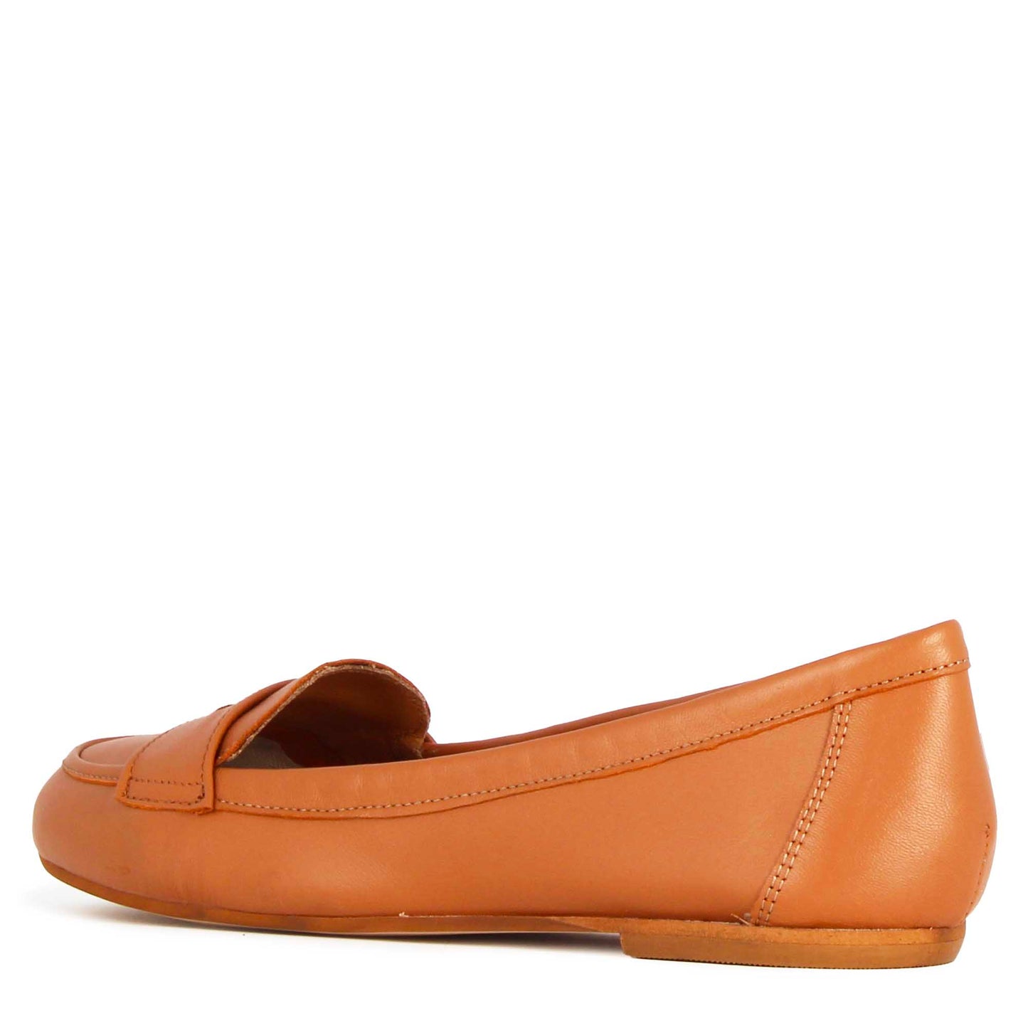 Ballerina college da donna in pelle liscia