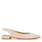 Ballerina slingback da donna in pelle scamosciata