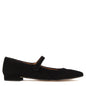 Women's Mary Jane Suede Ballet Flat with Strap
