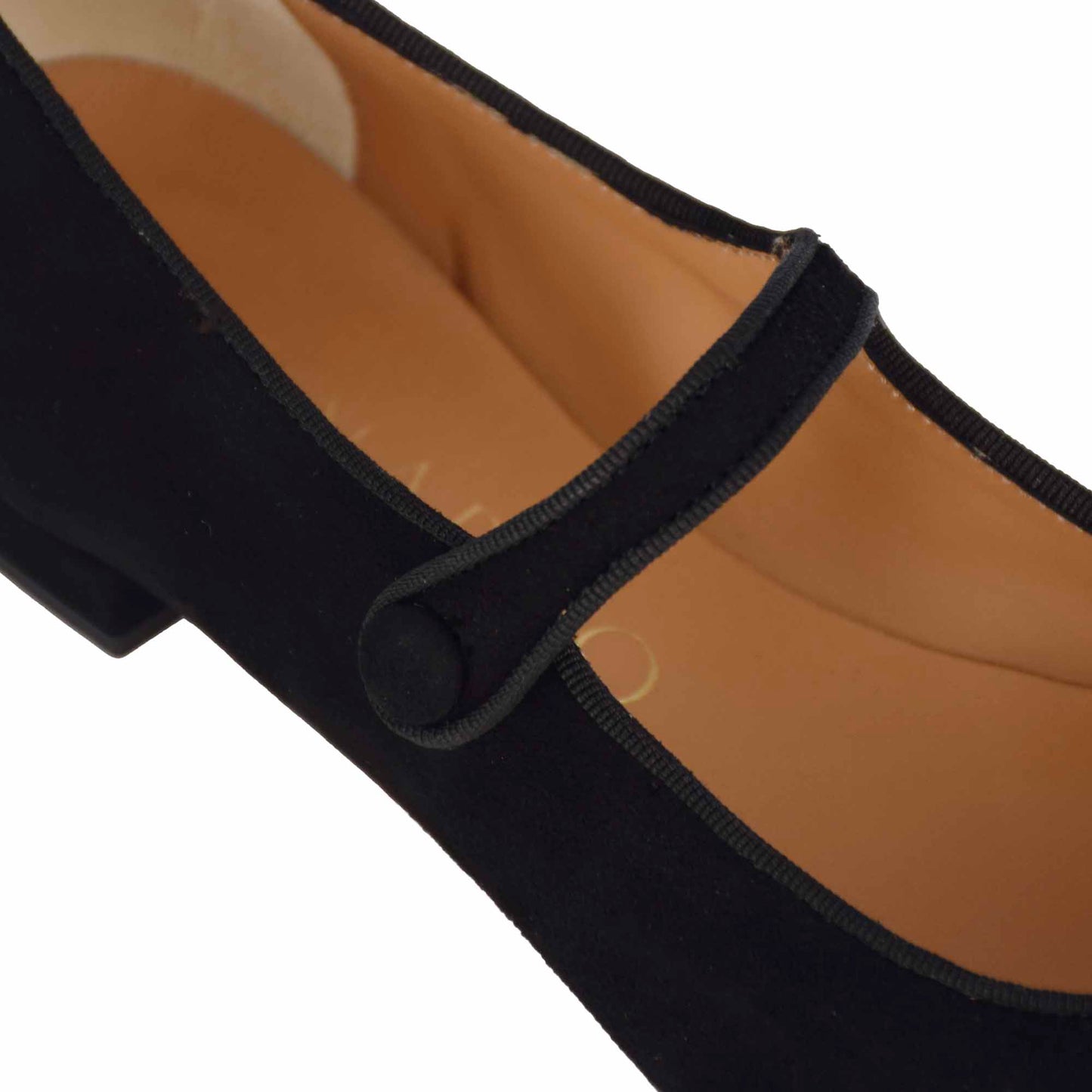 Women's Mary Jane Suede Ballet Flat with Strap
