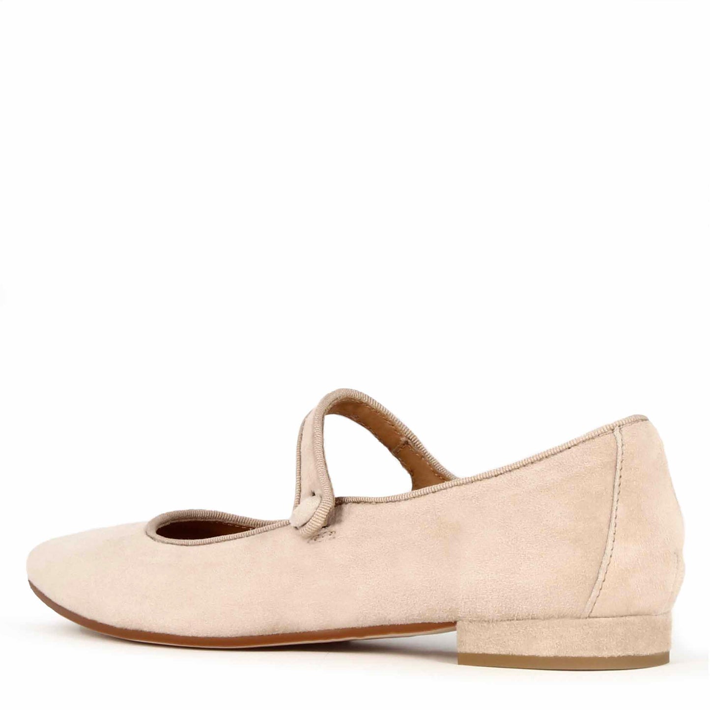 Women's Mary Jane Suede Ballet Flat with Strap