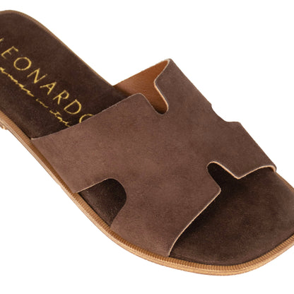 Women's H-Shape Suede Slippers