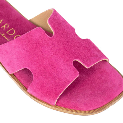 Women's H-Shape Suede Slippers
