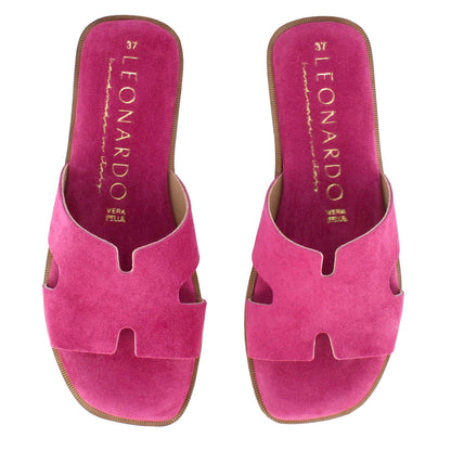 Women's H-Shape Suede Slippers