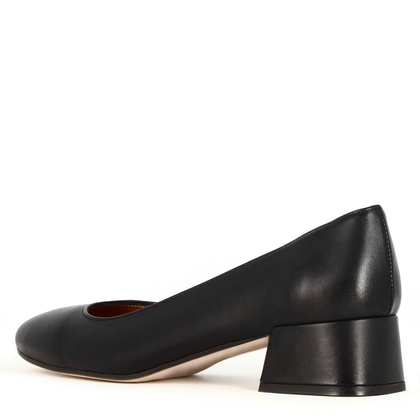 Classic women's décolleté in smooth leather