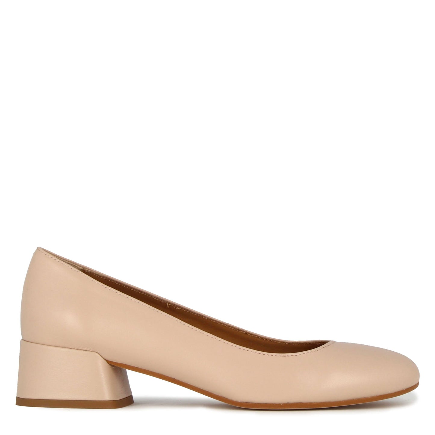 Classic women's décolleté in smooth leather