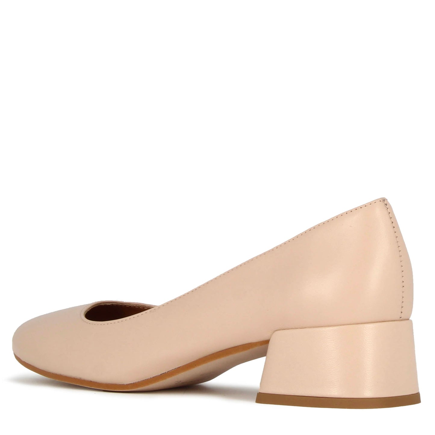 Classic women's décolleté in smooth leather