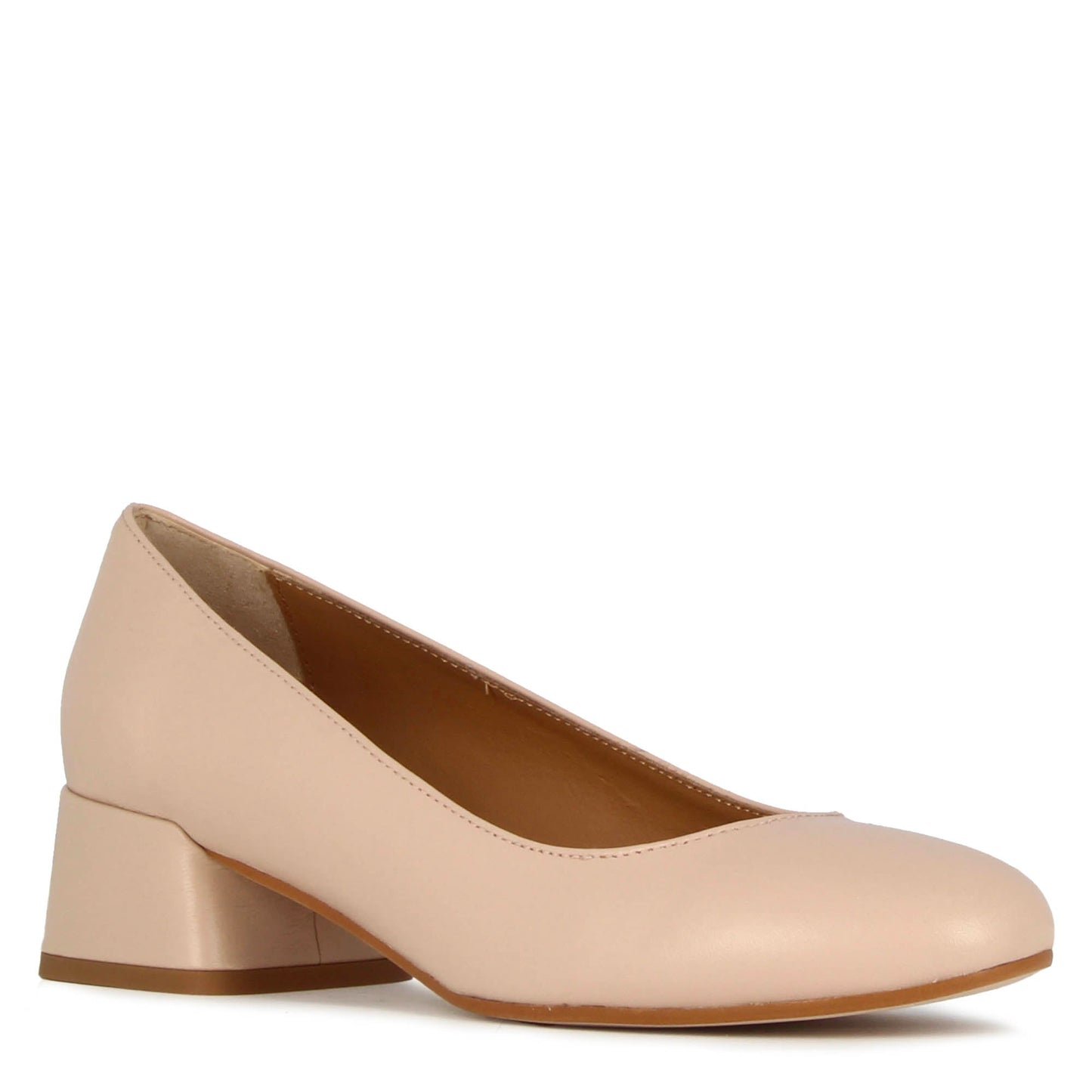 Classic women's décolleté in smooth leather