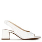 Women's Square Toe Leather Slingback Sandal