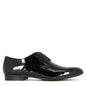 Derby elegante da uomo in pelle lucida colore nero