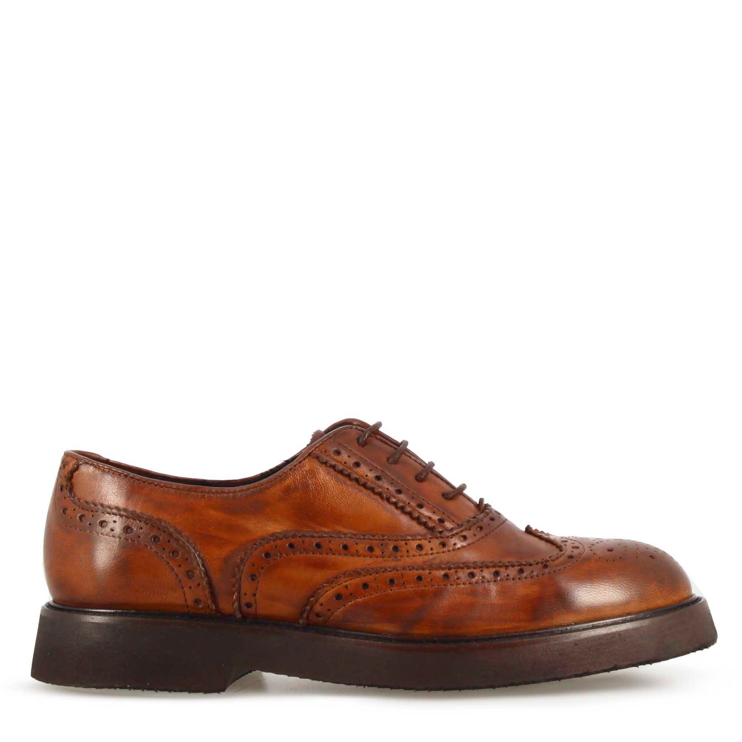 Women's leather brogue oxford