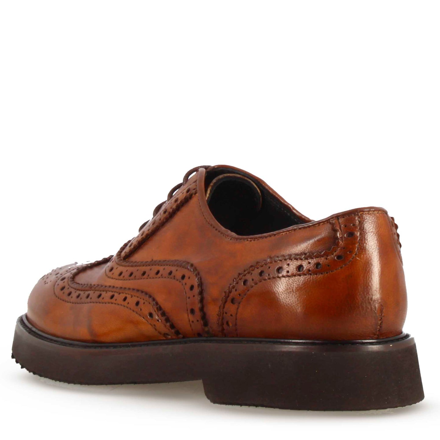 Women's leather brogue oxford