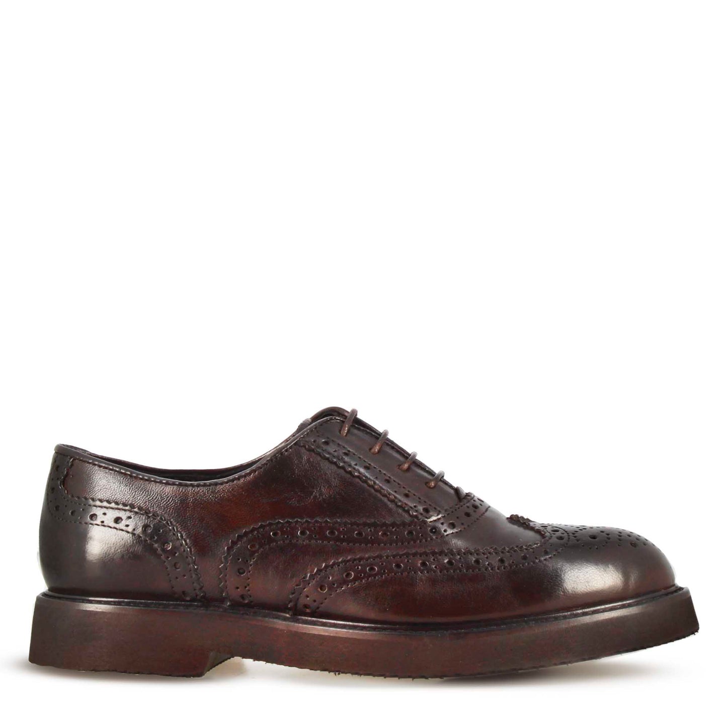 Women's leather brogue oxford