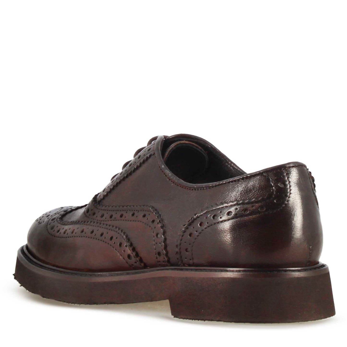 Women's leather brogue oxford