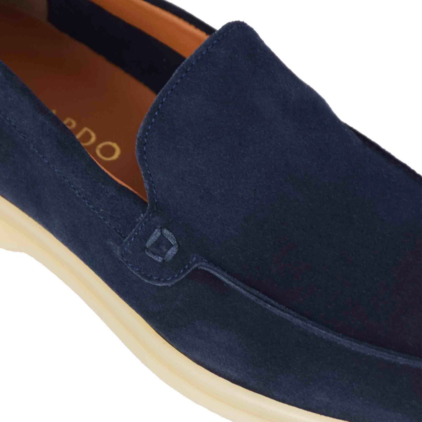 Mocassino da barca uomo in pelle scamosciata