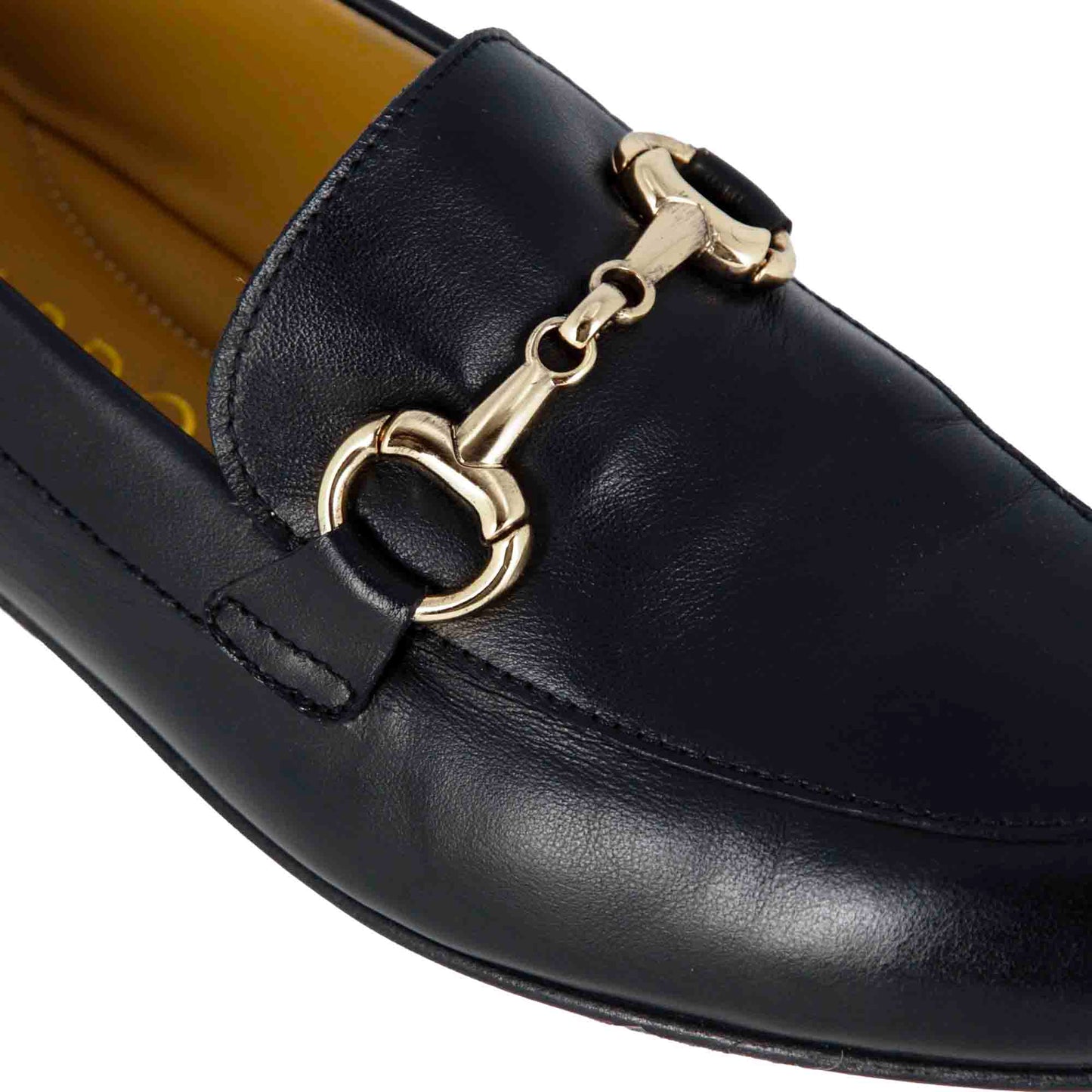 Mocassino classico da donna con morsetto in pelle
