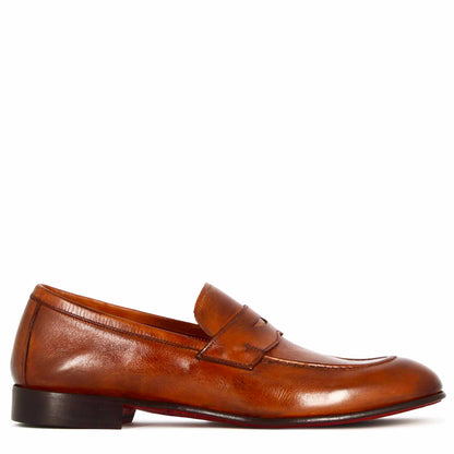Mocassino classico da uomo in pelle