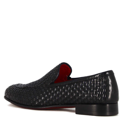 Men's Classic Moccasin in Woven Leather