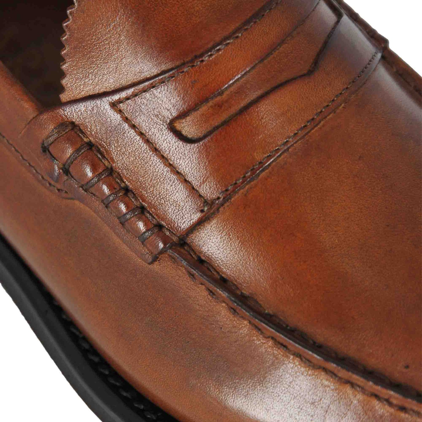 Men's Leather Snapdragon College Moccasin