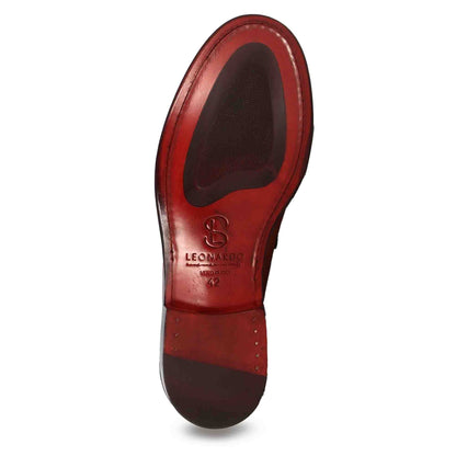 Men's Leather Snapdragon College Moccasin