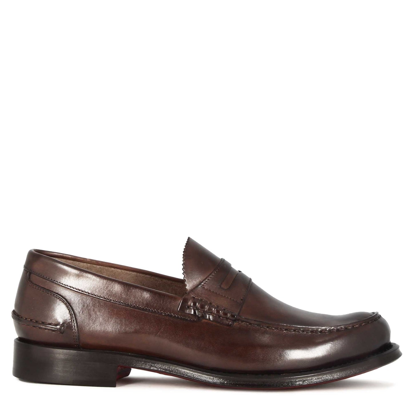 Men's Leather Snapdragon College Moccasin