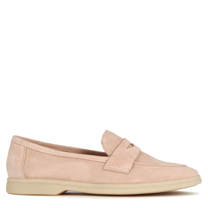 Mocassino barca da donna classico in pelle scamosciata