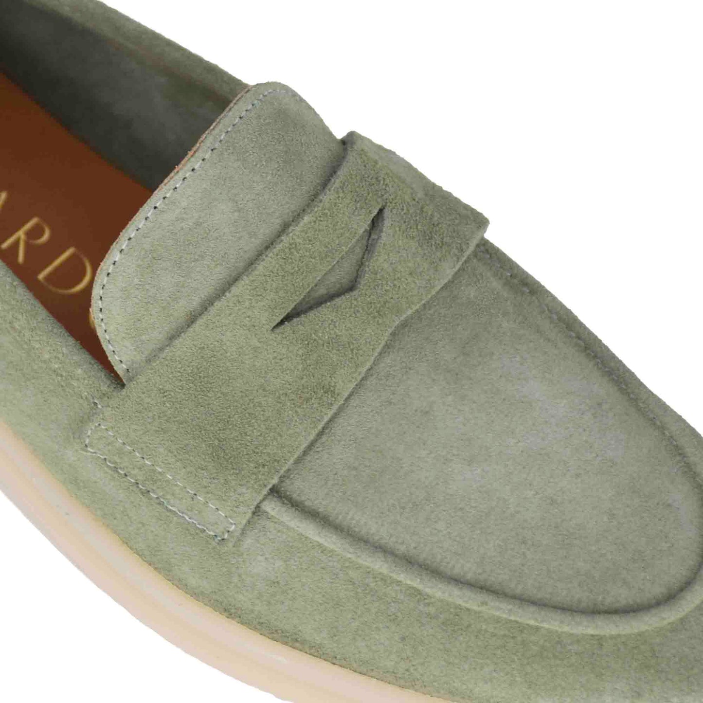 Mocassino barca da donna classico in pelle scamosciata