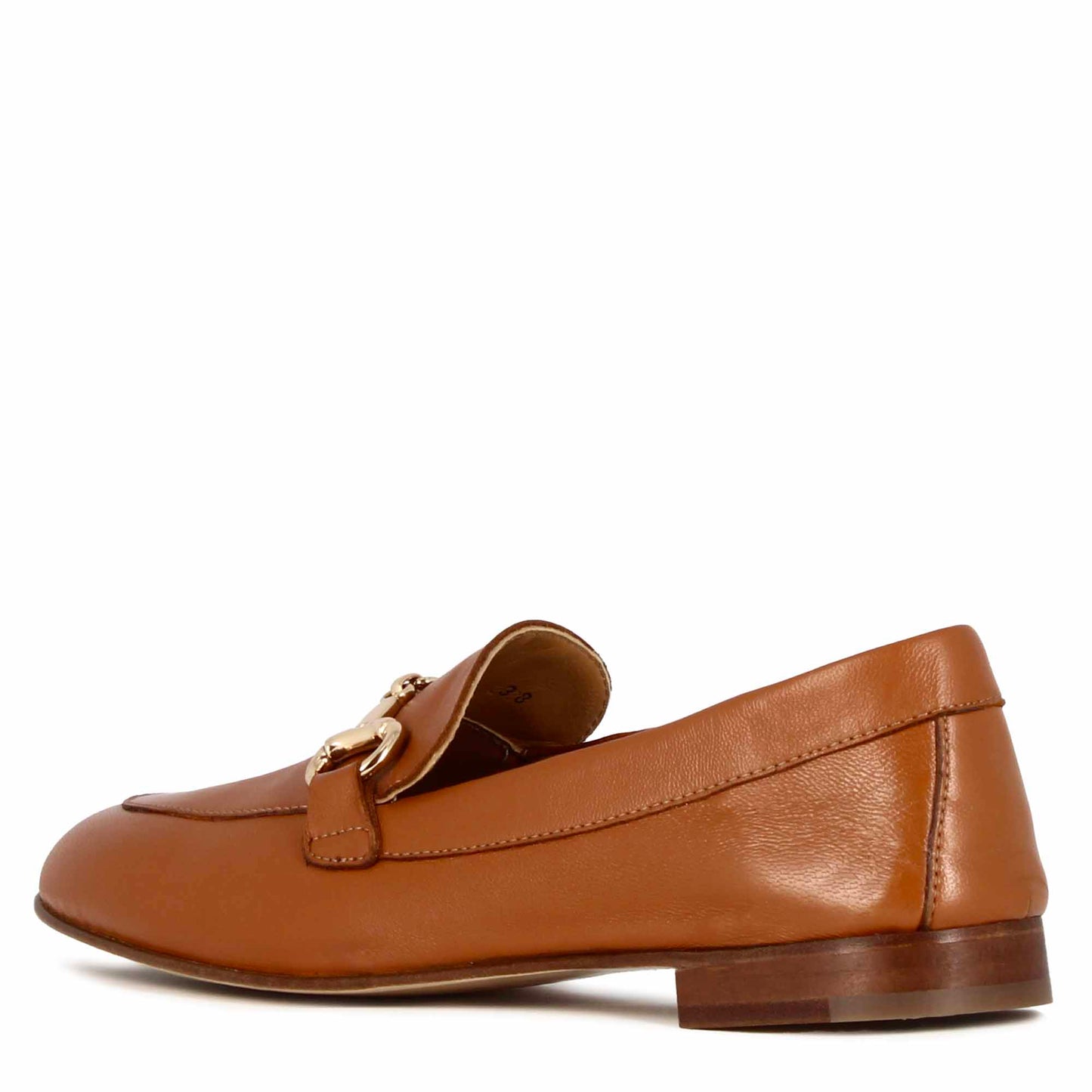 Mocassino classico da donna con morsetto in pelle