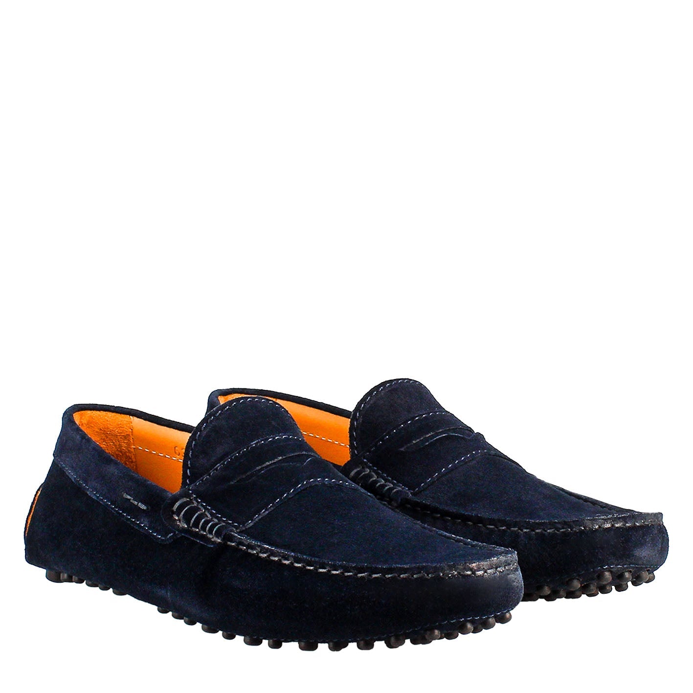 Carshoe handmade suede leather moccasins for men