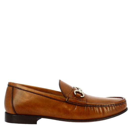 Men's Leather College Loafer with Clamp